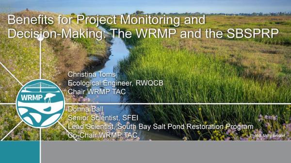 South Bay Salt Pond Restoration Project Lunch and Learn on the WRMP